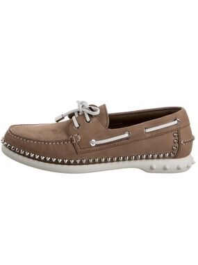 Christian Louboutin Suede Boat Shoes